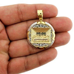 Real 10K Yellow Gold Large Last Supper Pendant